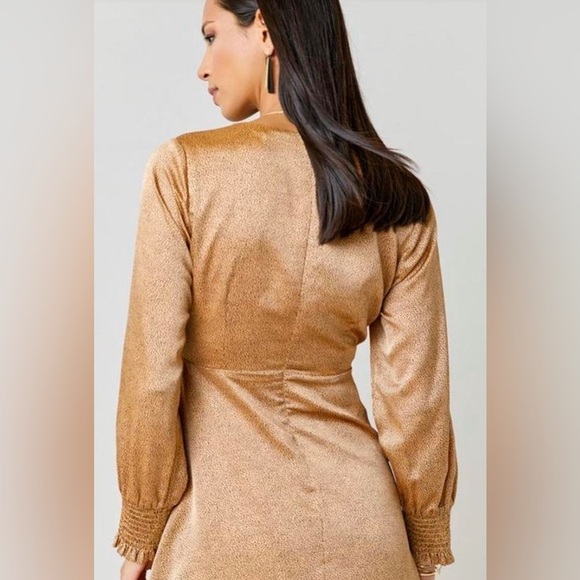 Franchescas Mi Ami Animal Print Baby Doll Dress - Picture 2 of 11